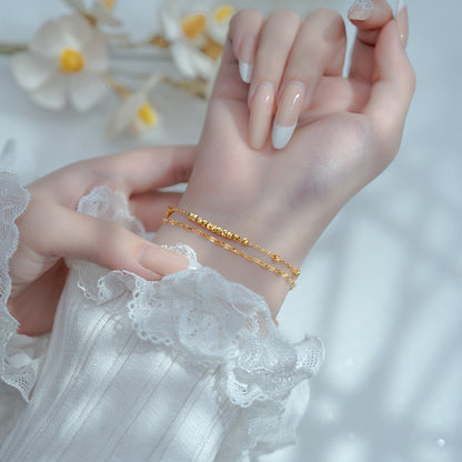 Vintage Handmade Gold Bracelet