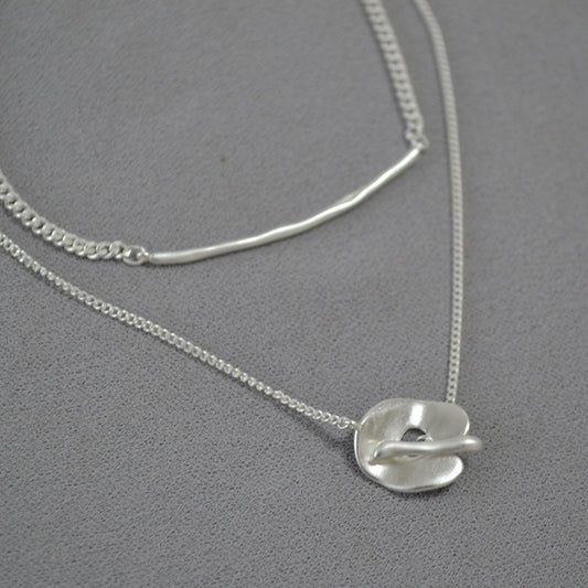 Romantic Silver Necklace for Special Moments