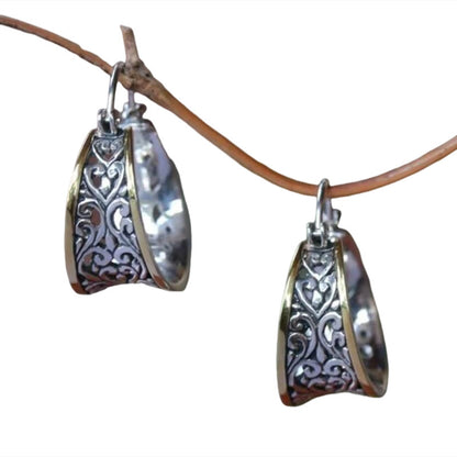 Vintage Handmade Silver Earring