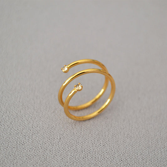 Romantic Gold Ring for Special Moments