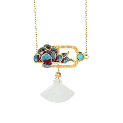 Vintage Handmade Gold Necklace