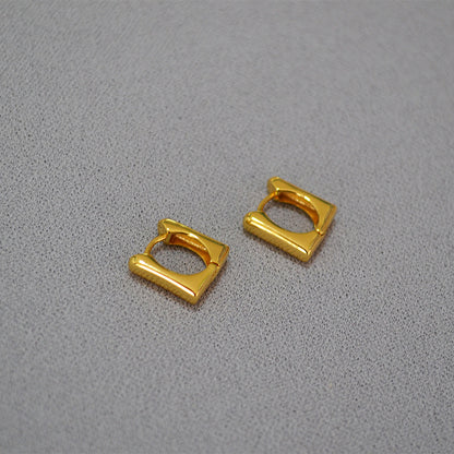 Vintage Handmade Gold Earring