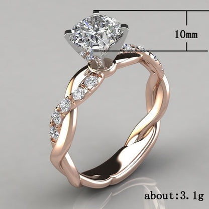 Delicate Artisan Gold Ring