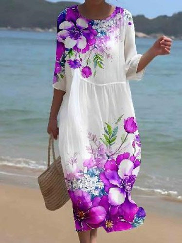 KS | Maxi dress with floral pattern