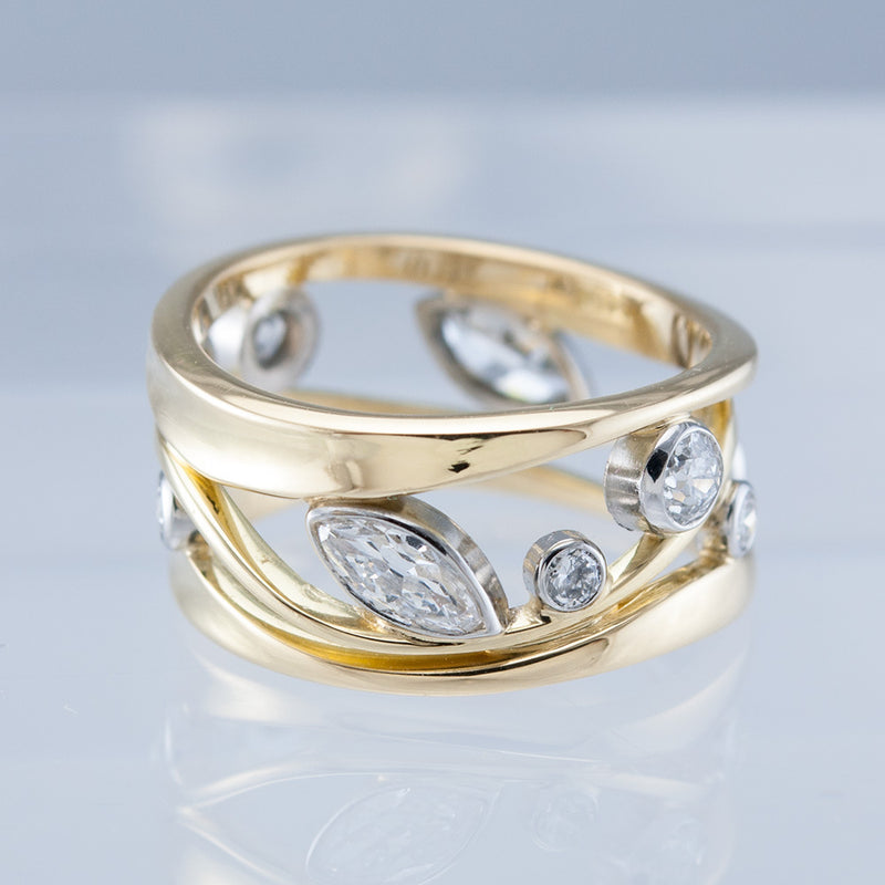 Beautiful Gold Ring with Unique Style