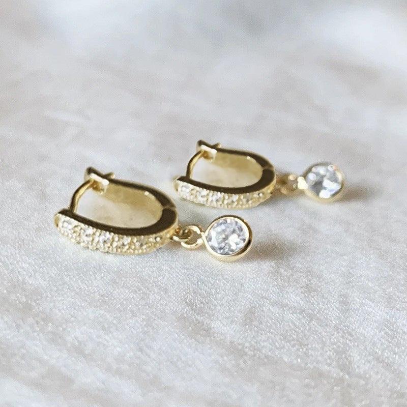 Vintage Handmade Gold Earring