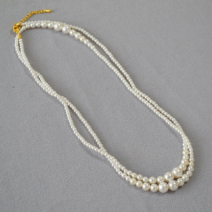 Delicate Artisan Pearl Necklace