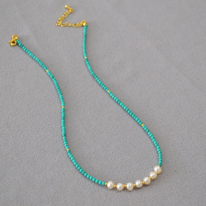 Vintage Handmade Pearl Necklace