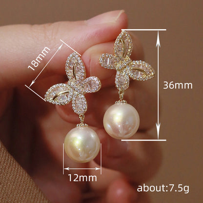 Vintage Handmade Pearl Earring