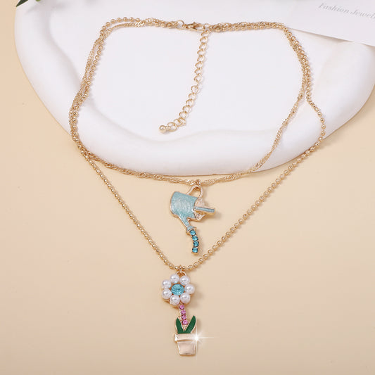 Vintage Handmade Pearl Necklace