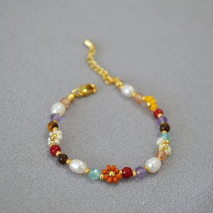 Delicate Artisan Pearl Necklace