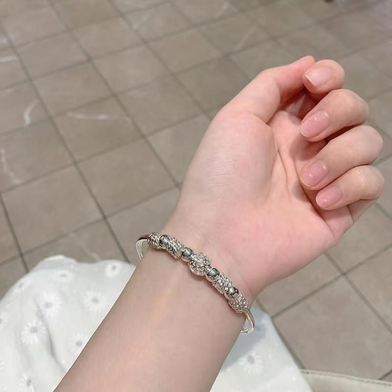 Beautiful Silver Bracelet with Unique Style