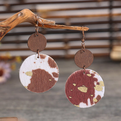 Delicate Artisan Gold Earring