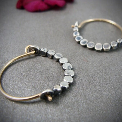 Delicate Artisan Silver Earring