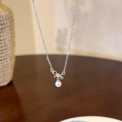 Delicate Artisan Pearl Necklace
