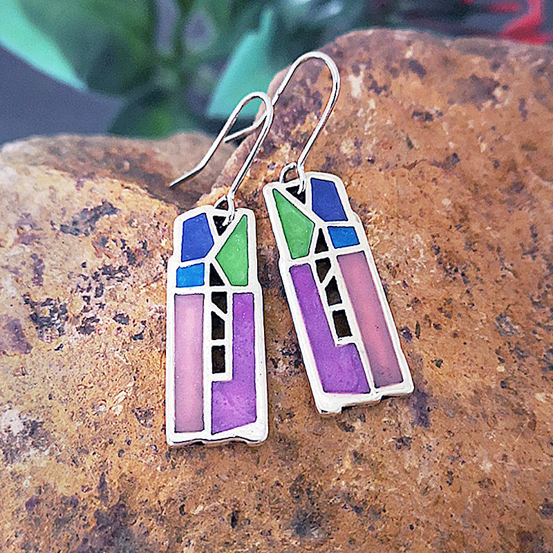 Vintage Handmade Silver Earring