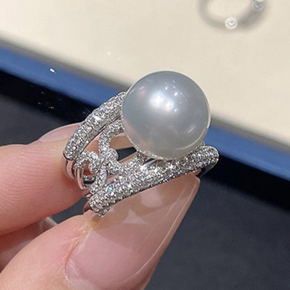 Romantic Pearl Ring for Special Moments