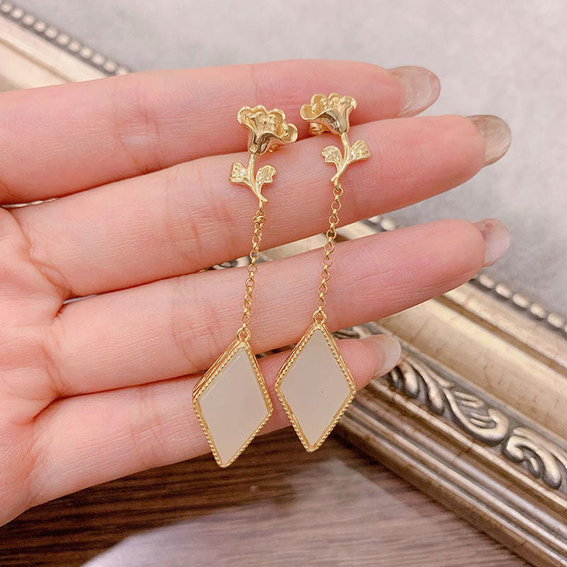 Vintage Handmade Gold Earring