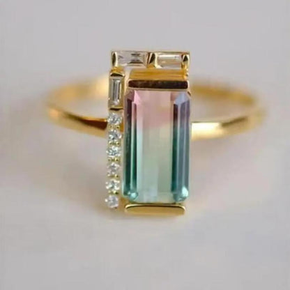 Delicate Artisan Gold Ring