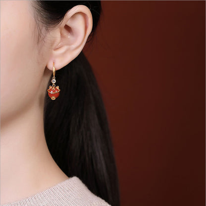 Beautiful Gold Earring with Unique Style
