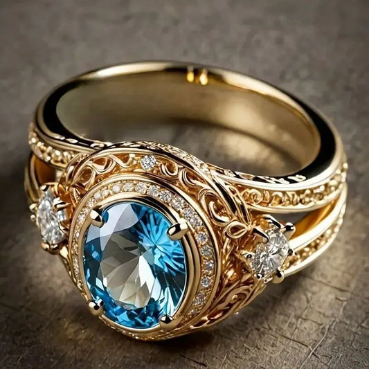 Classic Gold Ring with Timeless Appeal