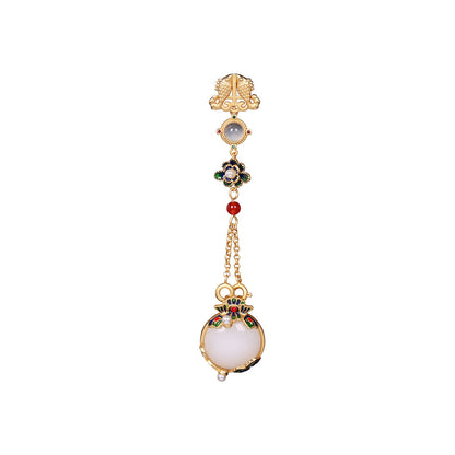 Delicate Artisan Gold Pendant