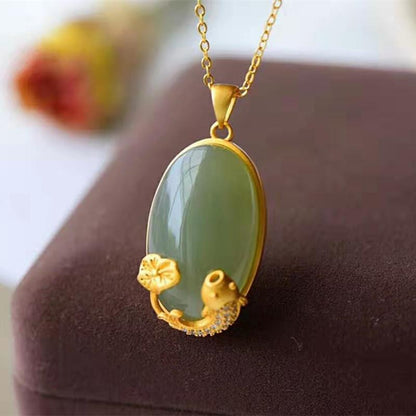 Delicate Artisan Gold Pendant