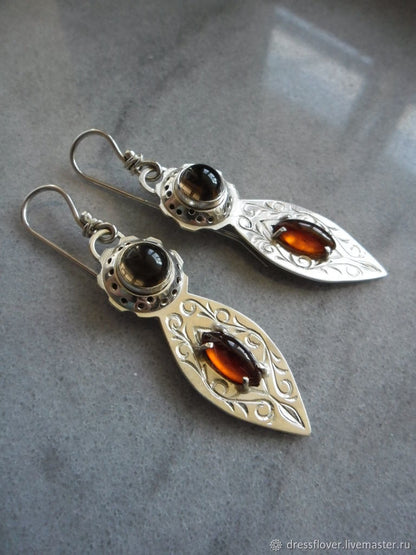 Delicate Artisan Silver Earring