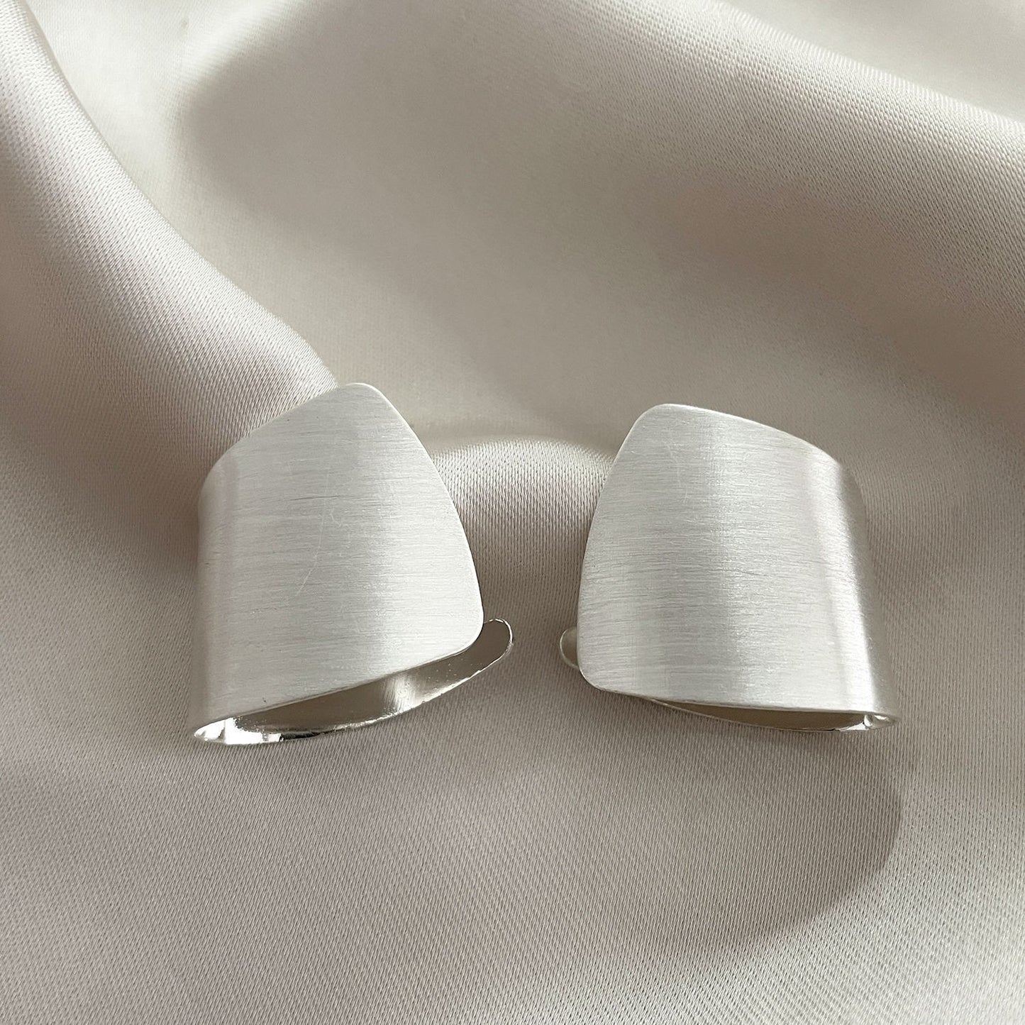 Delicate Artisan Silver Earring