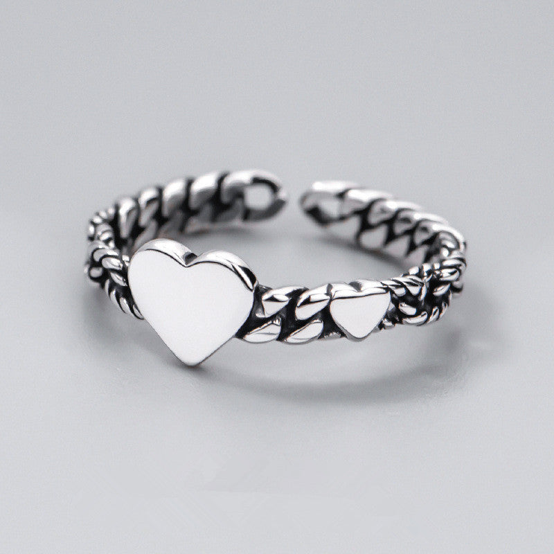 Delicate Artisan Silver Ring