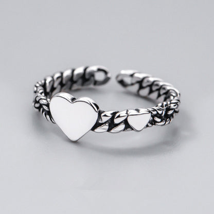 Delicate Artisan Silver Ring