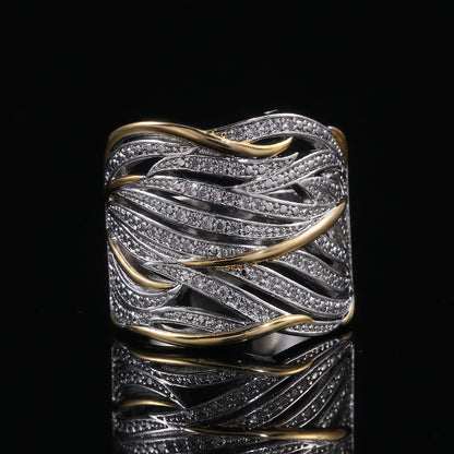 Delicate Artisan Gold Ring