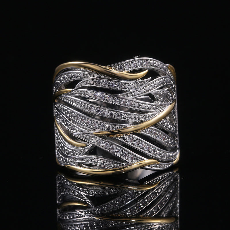 Delicate Artisan Gold Ring