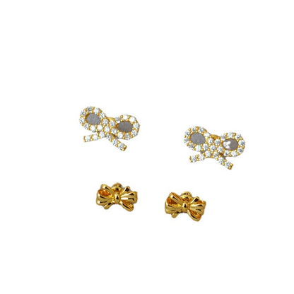 Delicate Artisan Gold Earring