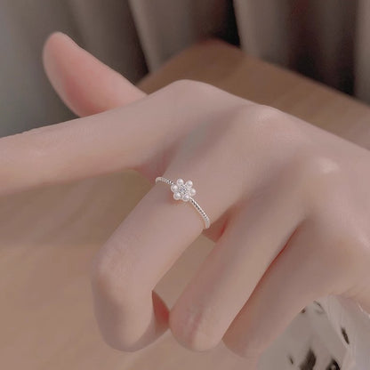 Delicate Artisan Pearl Ring