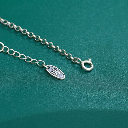 Delicate Artisan Silver Anklet