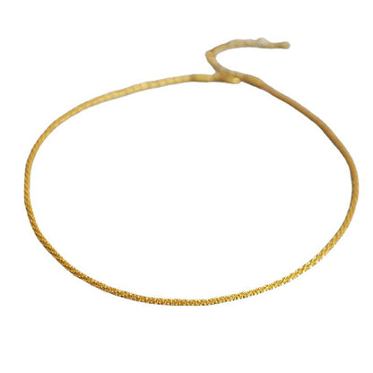 Vintage Handmade Gold Necklace