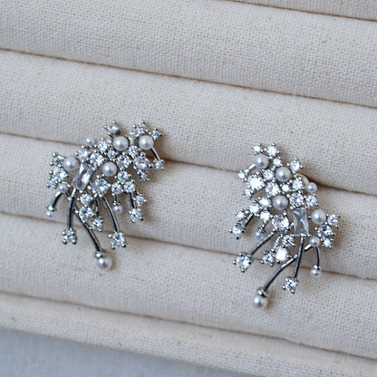 Delicate Artisan Silver Earring