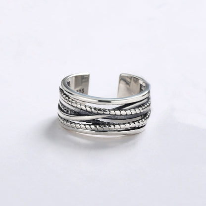 Beautiful Silver Ring with Unique Style