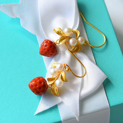 Vintage Handmade Gold Earring