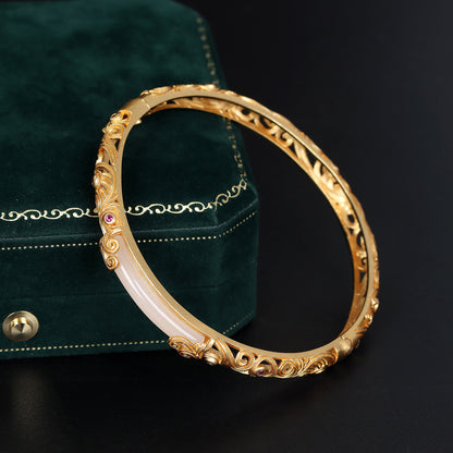 Delicate Artisan Gold Bracelet
