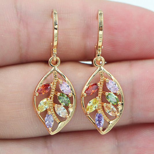 Vintage Handmade Gold Earring