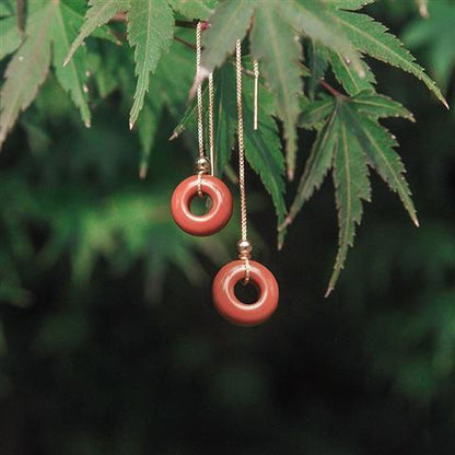 Delicate Artisan Gold Earring