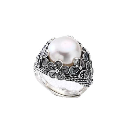 Vintage Handmade Pearl Ring