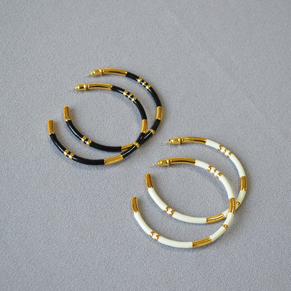 Vintage Handmade Gold Earring