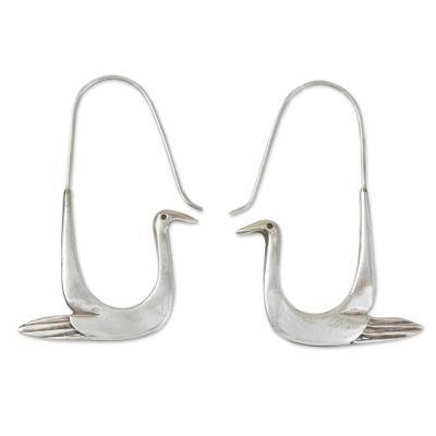 Vintage Handmade Silver Earring