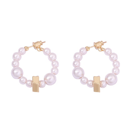 Delicate Artisan Pearl Earring