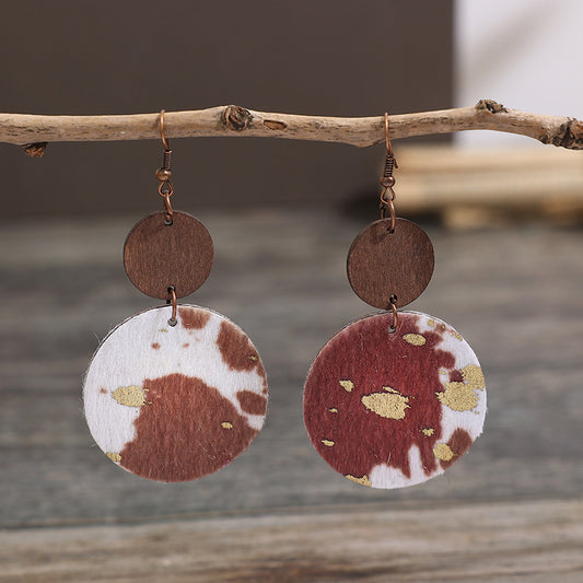 Delicate Artisan Gold Earring