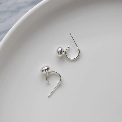 Classic Silver Earring with Timeless Appeal