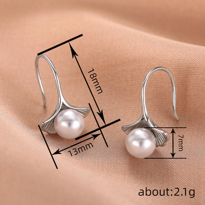 Delicate Artisan Pearl Earring